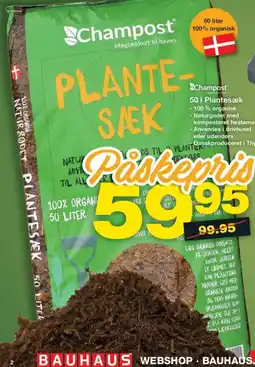 Bauhaus Plantesak tilbud