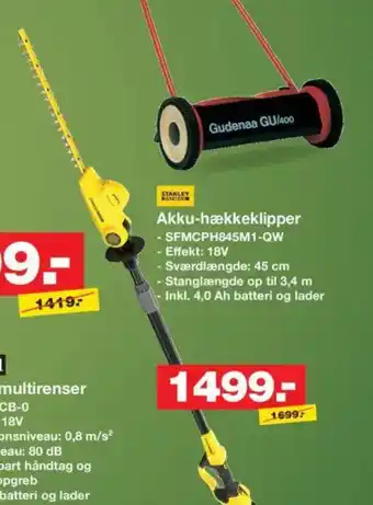 Bauhaus Akku-hækkeklipper tilbud