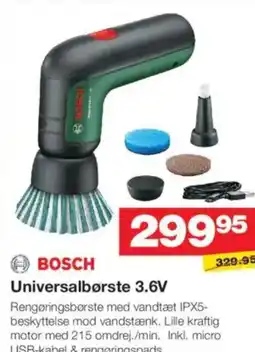 Bauhaus BOSCH Universalbørste 3.6V tilbud