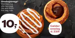 Kvickly Onsdagssnegl* Bløddejssnegl eller høj tilbud
