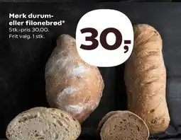 Kvickly Mørk durum- eller filonebrød tilbud