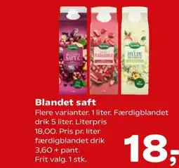 Kvickly Blandet saft tilbud