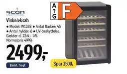 Føtex SCAN DOMESTIC Vinkøleskab tilbud