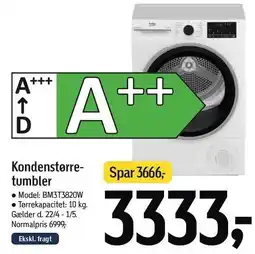 Føtex Kondenstørretumbler tilbud