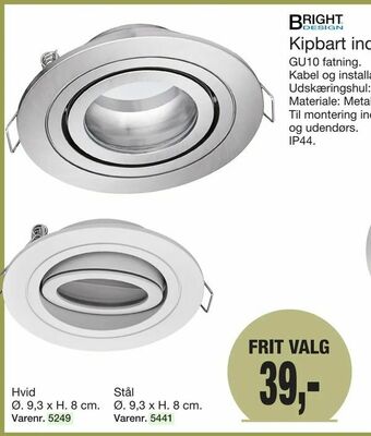 Harald Nyborg Kipbart indbygningsspot tilbud