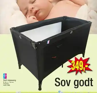 Harald Nyborg Sort rejseseng tilbud