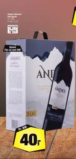 Calle Andes Cabernet Sauvignon tilbud