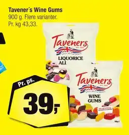 Calle Tavener´s Wine Gums tilbud