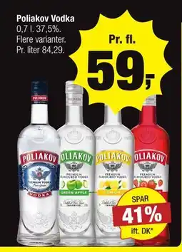 Calle Poliakov Vodka tilbud
