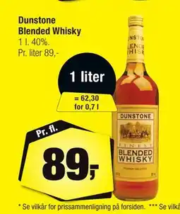 Calle Dunstone Blended Whisky tilbud