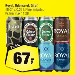 Calle Royal, Odense el. Giraf tilbud