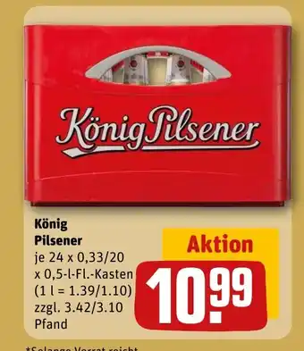 REWE DE KÖNIG Pilsener tilbud