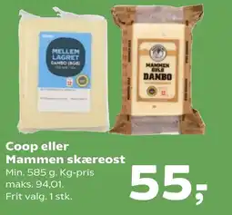SuperBrugsen COOP Eller mammen skæreost tilbud