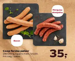 SuperBrugsen COOP Ferske pølser tilbud