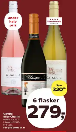 SuperBrugsen Upupa eller challis tilbud