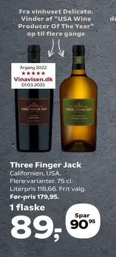 SuperBrugsen Three finger jack tilbud