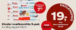 SuperBrugsen KINDER Mælkesnitte 5-pak tilbud