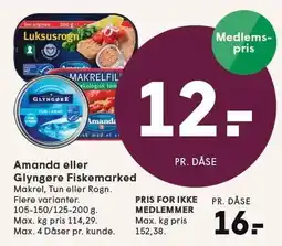 SPAR AMANDA ELLER GLYNGØRE FISKEMARKED tilbud