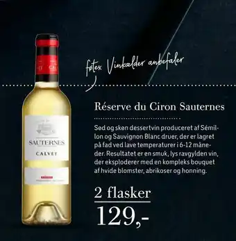 Réserve du Ciron Sauternes