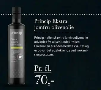 Føtex Princip Ekstra jomfru olivenolie tilbud