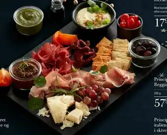 Princip lufttørret italiensk bresaola i skiver
