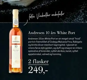 Andresen 10 års White Port