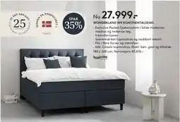 SENG WONDERLAND W9 KONTINENTALSENG tilbud