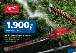 Davidsen MILWAUKEE HÆKKEKLIPPER M18 FHET60G2-0 FUEL™ tilbud