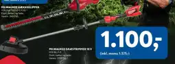 Davidsen MILWAUKEE GRÆSTRIMMER 18 V tilbud