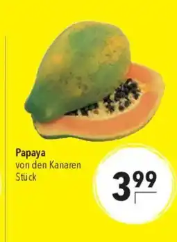 Papaya von den Kanaren Stück