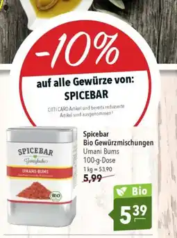 Citti Spicebar Bio Gewürzmischungen tilbud