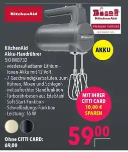 Citti KitchenAid Akku-Handrührer tilbud
