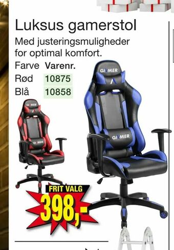 Harald Nyborg Luksus gamerstol tilbud