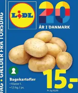 Lidl Bagekartofler tilbud