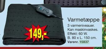 Harald Nyborg Varmetæppe tilbud