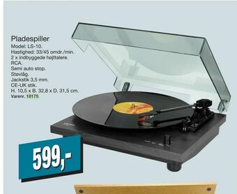 Harald Nyborg Pladespiller tilbud