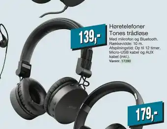 Høretelefoner Tones trådløse