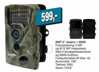 Harald Nyborg Vildtkamera 8MP med 2'' skærm + MMS tilbud