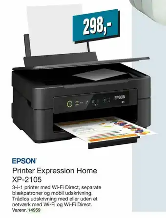 Harald Nyborg Printer Expression Home XP-2105 tilbud