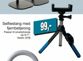 Harald Nyborg Selfiestang med fjernbetjening tilbud