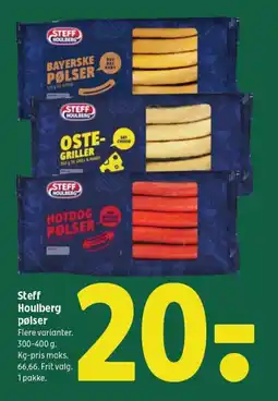 Coop 365 STEFF HOULBERG pølser tilbud
