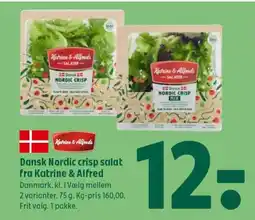 Coop 365 Dansk Nordic crisp salat fra Katrine & Alfred tilbud