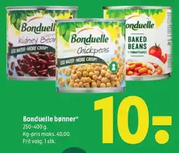 Coop 365 BONDUELLE bønner tilbud