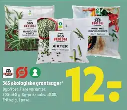 Coop 365 365 økologiske grøntsager tilbud