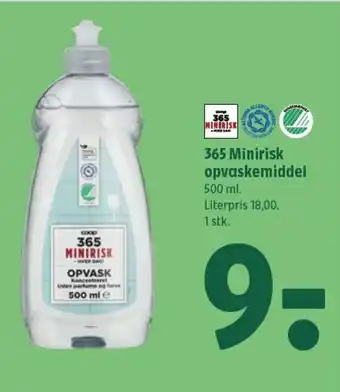 Coop 365 365 Minirisk opvaskemiddel tilbud