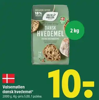 Coop 365 VALSEMØLLEN dansk hvedemel tilbud
