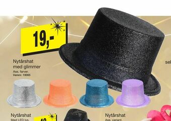 Harald Nyborg Nytårshat med glimmer tilbud