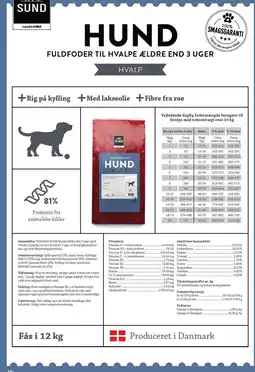Land & Fritid HUND - FULDFODER TIL HVALPE ÆLDRE END 3 UGER tilbud