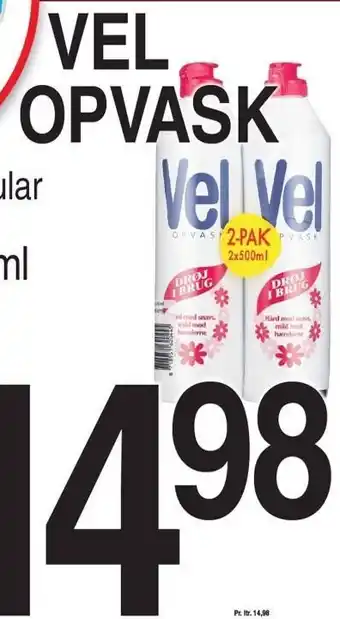ABC Lavpris Vel opvask tilbud