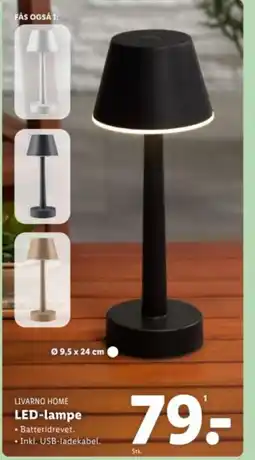 Lidl LIVARNO HOME LED-lampe tilbud